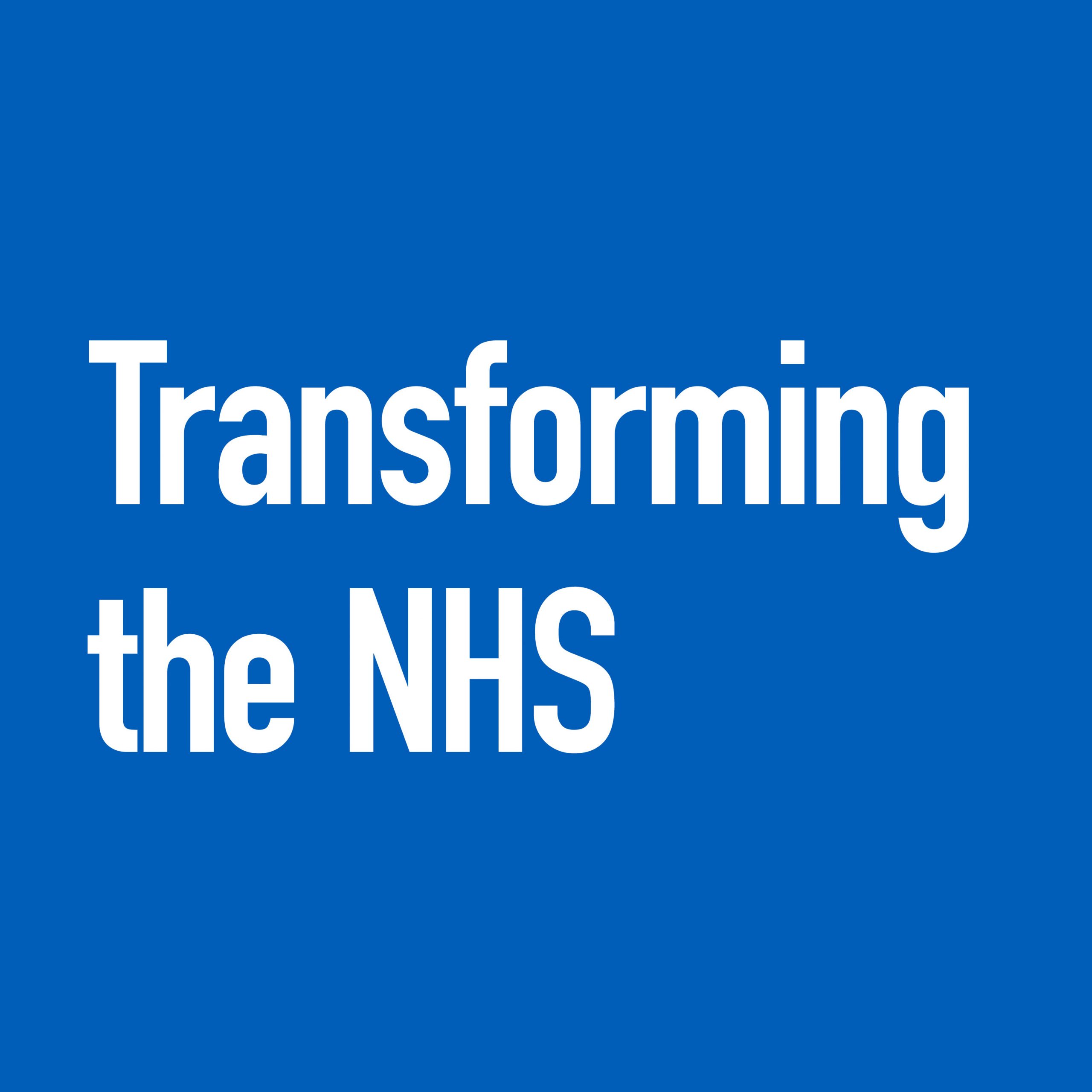 Transforming the NHS Logo